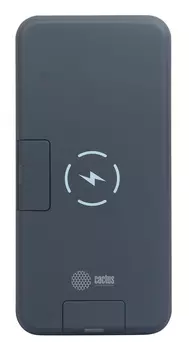Мобильный аккумулятор Cactus CS-PBFSQT-10000 Li-Pol 10000mAh 3A черный 1xUSB беспроводная зарядка