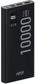 Мобильный аккумулятор Hiper EP 10000 10000mAh 3A QC PD 3xUSB белый (EP 10000 WHITE)