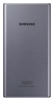 Мобильный аккумулятор Samsung EB-P3300 Li-Ion 10000mAh 3A+2A темно-серый 1xUSB материал алюминий