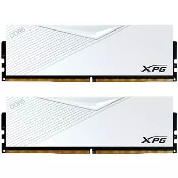 Модуль памяти ADATA 16GB (2 x 8Gb) DDR5 UDIMM, XPG LANCER, 5200 MHz CL38-38-38, 1.25V, Белый Радиатор