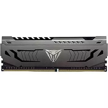 Модуль памяти PATRIOT Viper Steel Gaming DDR4 Общий объём памяти 8Гб Module capacity 8Гб Количество 1 3600 МГц Множитель частоты шины 18 1.35 В черный PVS48G360C8