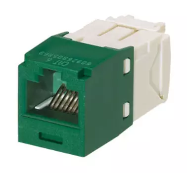 Модуль Panduit CJ688TGGR информ. Mini-ComRJ45 кат.6 UTP зел.