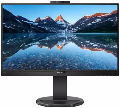 Монитор 23,8" Philips 243B9H 1920x1080 75Гц IPS W-LED 16:9 4ms VGA HDMI DP 3*USB3.2 USB-C 3.2 50M:1 1000:1 178/178 250cd Webcam HAS Pivot Tilt Swivel Speakers Black (243B9H/00)