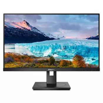 Монитор 23,8" Philips 243S1 1920x1080 75Гц IPS W-LED 16:9 4ms HDMI DP 1*USB-C 4*USB3.2 RJ45 50M:1 1000:1 178/178 250cd HAS Pivot Tilt Swivel Speakers Black (243S1/00)