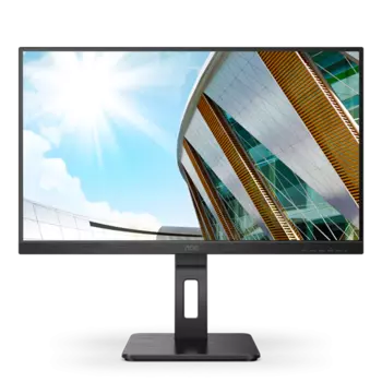 Монитор 27" AOC U27P2CA 3840x2160 60Hz IPS WLED 16:9 4ms 2*HDMI DP 1x USB-C (DP Alt)/4x USB3.2 50M:1 1000:1 178/178 350cd HAS Pivot Tilt Swivel Speakers Black (U27P2CA)