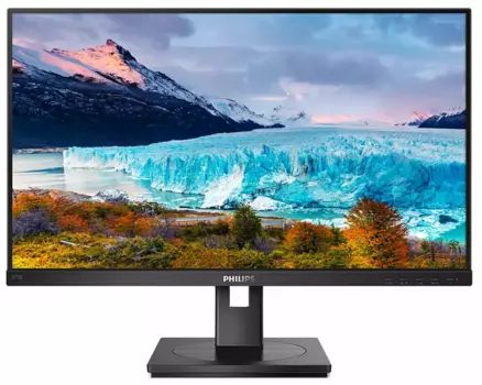 Монитор 27" Philips 275S1AE 2560x1440 75Гц IPS WLED 16:9 4ms DVI HDMI DP 1000:1 50M:1 178/178 300cd HAS Pivot Swivel Tilt Speakers Black (275S1AE/00)