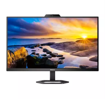 Монитор 27" Philips 27E1N5600HE 2560x1440 75Гц IPS LED 16:9 4(1)ms HDMI DP USB-C 3.2 (65W) 4*USB3.3(BC) Mega Infinity DCR 1000:1 178/178 300cd Webcam 5 MP Hello HAS Pivot Tilt Swivel Speakers Black (27E1N5600HE/01)