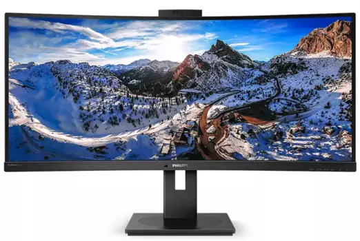 Монитор 34" 346P1CRH 3440x1440 100 Гц IPS W-LED 21:9 4ms HDMI DP 4*USB3.2 USB-C 3.2 80M:1 3000:1 178/178 500cd HAS Tilt Swivel Speakers Black (346P1CRH/00)