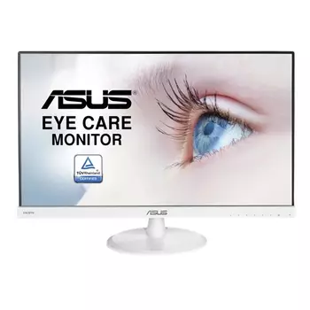 Монитор ASUS 23" VC239HE-W IPS LED, 1920x1080, 5ms, 250cd/m2, 80Mln:1, 178°/178°, D-Sub, HDMI, 60Hz, Frameless, Tilt, VESA, внешн б/п, White, 90LM01E2-B03470 (VC239HE-W)