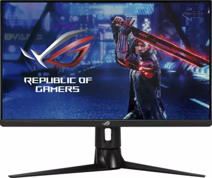 Монитор ASUS 27" ROG Strix XG27AQM IPS ProGaming, 2560x1440, 0.5ms, 350cd/m2, 178°/178°, 100Mln:1, 2*DP, 2*mini-DP, 270Hz, HDR400, G-Sync, Card Reader, HAS, Black, 90LM06U5-B01370 (XG27AQM)
