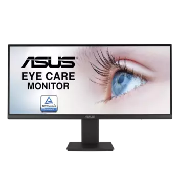 Монитор ASUS 29" VP299CL IPS 21:9 2560x1080, 1ms, 350cd/m2, 178°/178°, 100mln:1, HDMI, DP, USB-C, MM, 75Hz, HDR-10, FreeSync, GamePlus Tec., HAS, Swivel, Tilt, VESA, Black, 90LM06B3-B01370 3 years (VP299CL)