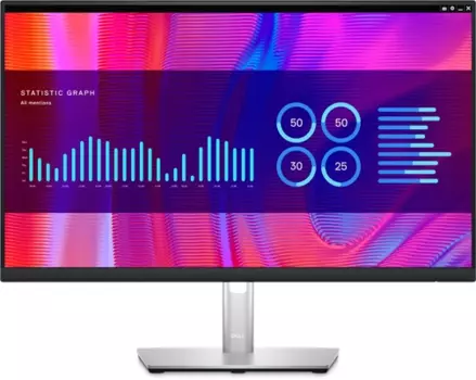 Монитор Dell 24" P2423DE LCD BK/BK (IPS; 16:10; 300cd/m2; 1000:1; 8ms; 2560x1440; 178/178; USB-C; DP; HDMI; 4xUSB; RJ45; HAS; Tilt; Pivot) (P2423DE)