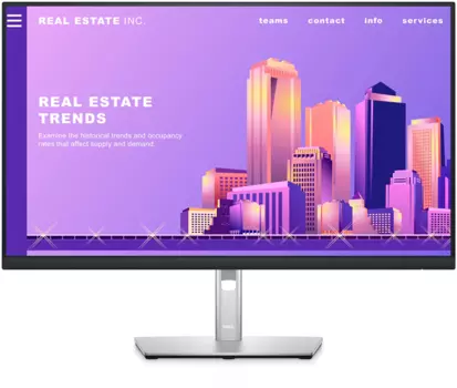 Монитор Dell 27" P2722H S/BK(IPS;16:9;300cd/m2;1000:1;5ms;1920x1080x60Hz;178/178;VGA;DP;HDMI;5xUSB;HAS;Tilt;Swiv;Pivot;VESA; ВАЖНО:БЕЗ EU кабеля пит в компл) (210-BBHG)