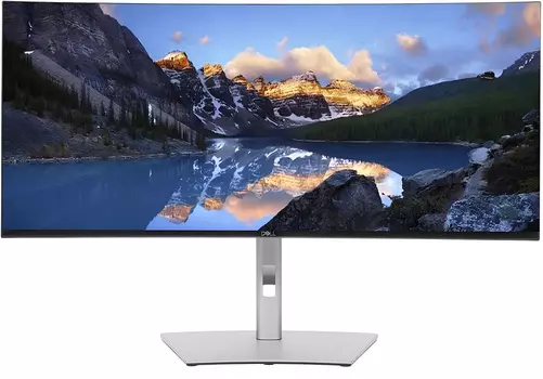 Монитор Dell 34.1" UltraSharp U3421WE серебристый/черный IPS LED 5ms 21:9 HDMI M/M матовая HAS Pivot 1000:1 300cd 178гр/178гр 3440x1440 DisplayPort WQHD USB 11.65кг