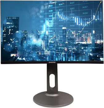 Монитор Digma 23.8" DM-MONB2407 черный IPS LED 7ms 16:9 HDMI M/M матовая HAS Pivot 250cd 178гр/178гр 1920x1080 DisplayPort FHD USB 4.8кг