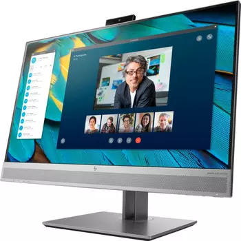Монитор HP 23.8" EliteDisplay E243m серебристый 5ms 16:9 HDMI M/M Cam матовая HAS Pivot 1000:1 250cd 178гр/178гр 1920x1080 D-Sub DisplayPort FHD USB 6.6кг