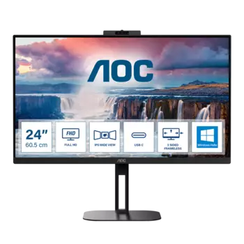 Монитор LCD 23.8'' [16:9] 1920х1080(FHD) IPS, nonGLARE, Нет, 75 Гц, 300cd/m2, H178°/V178°, 1000:1, 20M:1, 16,7 миллионов цветов, 1ms, VGA, 2xHDMI, DP, USB-Hub, Height adj, Tilt, Swivel, Speakers, Curved, 2Y, Black