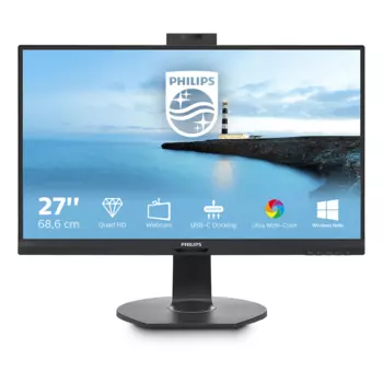 Монитор LCD 27'' [16:9] 2560х1440(WQHD) IPS, nonGLARE, 350cd/m2, H178°/V178°, 1000:1, 50M:1, 16.7M, 5ms, HDMI, 2xDP, USB-Hub, Height adj, Tilt, Swivel, Speakers, 3Y, Black