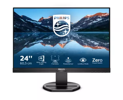 Монитор LCD 61,2 cm (24.1") [16:10] 1920х1200(WUXGA) IPS, nonGLARE, Нет, 75 Гц, 300cd/m2, H178°/V178°, 1000:1, 50M:1, 16,7 миллионов цветов, 4ms, VGA, DVI, 1.4, 1.2, USB-Hub, Height adj, Tilt, Swivel, Speakers, 3Y, Black