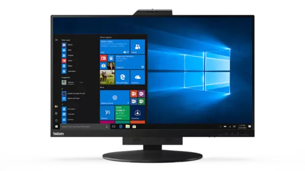 Монитор Lenovo 27" ThinkVision Tiny-in-One черный IPS LED 6ms 16:9 HDMI M/M Cam матовая 1000:1 350cd 178гр/178гр 2560x1440 DisplayPort USB 7.9кг