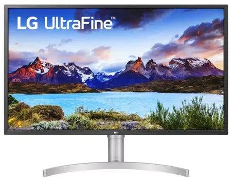 Монитор LG 31.5" 32UL750-W VA LED 4K, 3840x2160, 4ms, 400cd/m2, 3000:1 (Mega DCR), 178°/178°, 2*HDMI, DP, USB-Hub, USB Type-C, HDR10, HAS, Pivot, колонки, Black+Silver+White (32UL750-W)