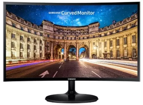 Монитор Samsung 23.5" C24F390FHI черный VA LED 16:9 HDMI матовая 250cd 178гр/178гр 1920x1080 D-Sub FHD 3.3кг