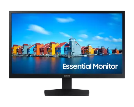 Монитор Samsung 24" (60.69см) S24A336NHI черный VA LED 5ms 16:9 HDMI матовая HAS Pivot 250cd 178гр/178гр 1920x1080 DisplayPort Ultra HD 2K (1440p) USB 6.4кг