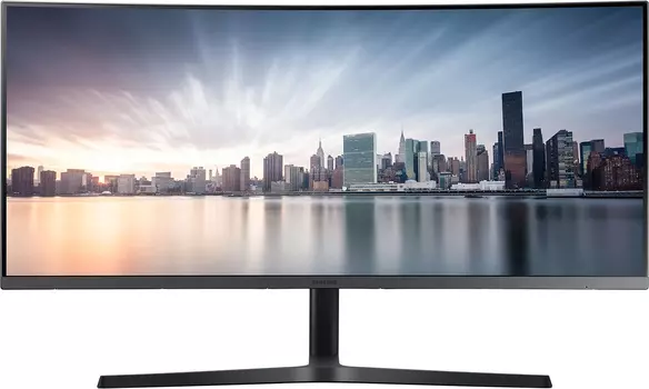 Монитор Samsung 34" C34H890WGR черный VA LED 4ms 21:9 HDMI матовая HAS Pivot 3000:1 300cd 178гр/178гр 3440x1440 DisplayPort Ultra HD 2K (1440p) USB 4.1кг