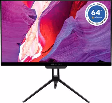 Моноблок Digma PRO AiO 27i 27" Full HD i5 10210U (1.6) 16Gb SSD512Gb UHDG CR Windows 11 Professional Eth WiFi BT 90W клавиатура мышь Cam черный 1920x1080