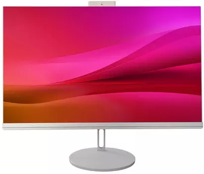 Моноблок Hiper V10 23.8" Full HD i3 12100 (3.3) 8Gb SSD256Gb UHDG noOS GbitEth WiFi BT клавиатура мышь Cam белый 1920x1080