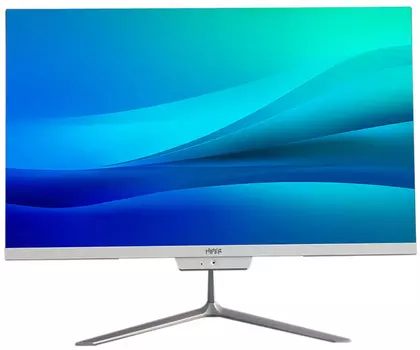 Моноблок Hiper V2 23.8" Full HD i3 10105 (3.7) 8Gb SSD256Gb UHDG Windows 10 Professional GbitEth WiFi BT клавиатура мышь Cam белый 1920x1080