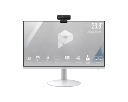 Моноблок MSI Pro AP241 11M-675XRU 23.8" Full HD i3 10105 (3.7) 8Gb SSD512Gb UHDG 630 noOS GbitEth WiFi BT 120W клавиатура мышь белый 1920x1080