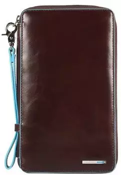 Мультипортмоне Piquadro Blue Square PP3246B2/MO коричневый натур.кожа