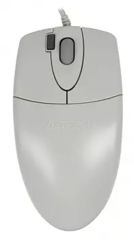 Мышь A4Tech OP-620D белый/синий оптическая (1000dpi) USB1.1 (4but)