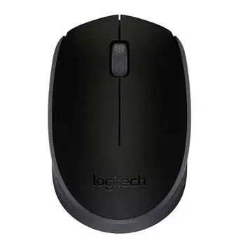 Мышь беспроводная Logitech M171 Black (черная, оптическая, 1000dpi, 2.4 GHz/USB-ресивер) (арт. 910-004643, M/N: M-R0060 / C-U0010)