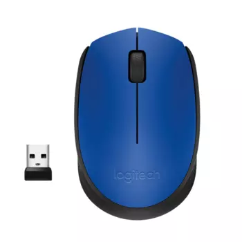 Мышь беспроводная Logitech M171 Blue (синяя, оптическая, 1000dpi, 2.4 GHz/USB-ресивер) (арт. 910-004644, M/N: M-R0060 / C-U0010)