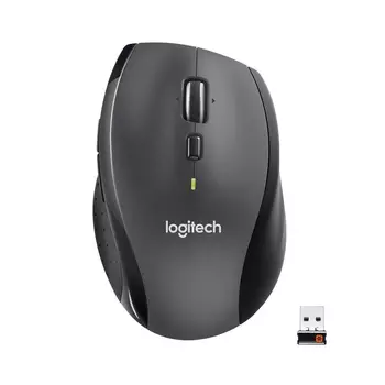 Мышь беспроводная Logitech M705 Marathon (1000dpi, 2.4 GHz/USB-ресивер (Logitech Unifying®), 7 кнопок, 2 батареи типа AA) (арт. 910-001964, M/N: M-R0073 / C-U0007)