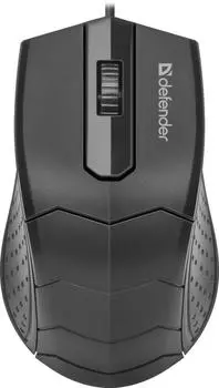 Мышь Defender Hit MB-530 черный оптическая (1000dpi) USB (2but)