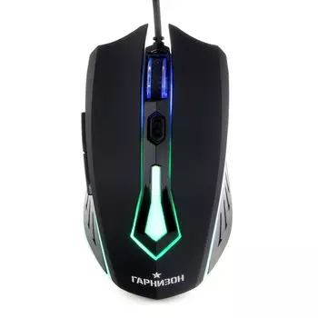 Мышь игровая Гарнизон GM-700G, "Алкес", код "Survarium", USB, чип Х1, черн., софт тач, 1600 DPI, 5кн.+колесо-кнопка {80}