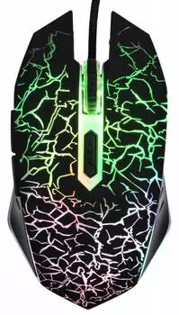 Мышь Оклик 905G INVASION черный оптическая (3200dpi) USB (6but)