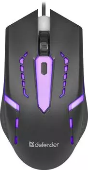 Мышка USB OPTICAL HIT MB-601 BLACK 52601 DEFENDER