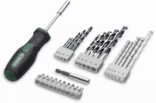 Набор бит и сверл Bosch 2607017201 универсал. (27пред.) для шуруповертов