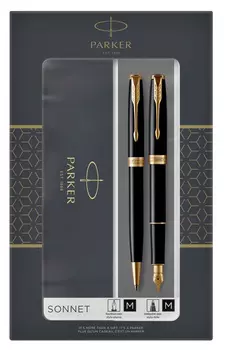Набор Parker Sonnet (2093371) LaqBlack GT подар.кор.