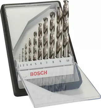 Набор сверл Bosch HSS-G ROBUST LINE (2607010535) (10пред.) для дрелей
