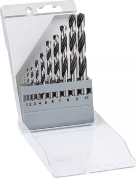 Набор сверл Bosch HSS PointTeQ (2608577348) (10пред.) для дрелей