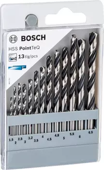 Набор сверл Bosch HSS PointTeQ (2608577349) (13пред.) для дрелей