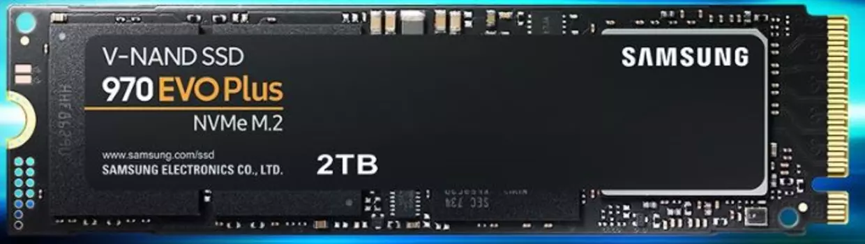 Накопитель SSD Samsung PCI-E x4 2Tb MZ-V7S2T0BW 970 EVO Plus M.2 2280