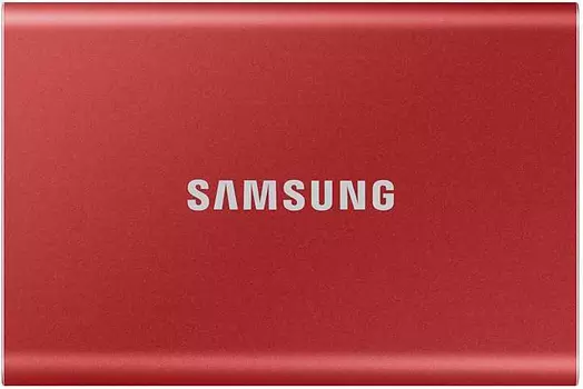 Накопитель SSD Samsung USB-C 1Tb MU-PC1T0R/WW T7 1.8" красный
