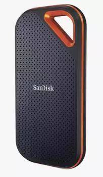 Накопитель SSD Sandisk USB-C 1Tb SDSSDE81-1T00-G25 Extreme Pro Portable V2 1.8" черный