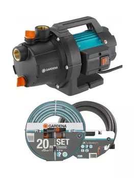 Насос садовый напорный Gardena 3000/4 600Вт 3000л/час (в компл.:набор для полива)